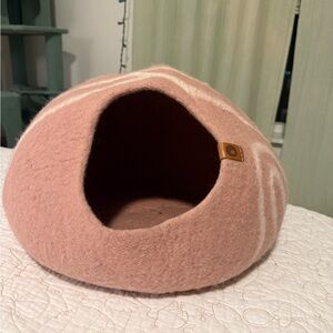 100% Merino Wool Felted Cat Cave
